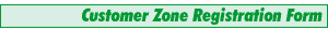 Customer Zone Registration Form