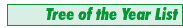 Tree of the Year List